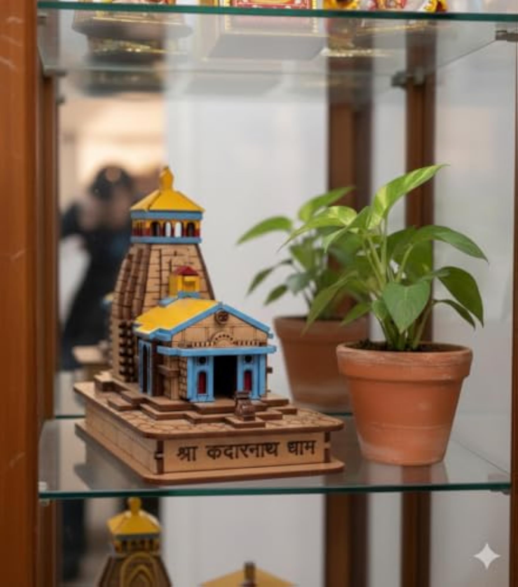 Kedarnath Mandir Pine Wood Temple Miniature